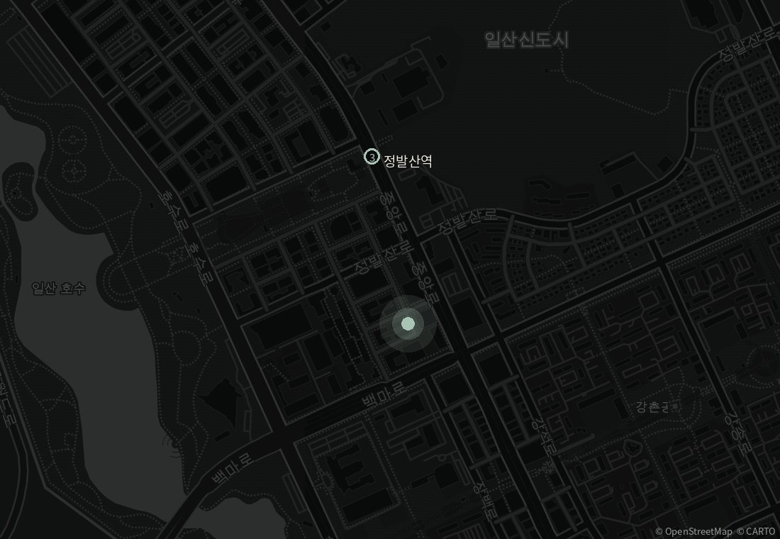 라이저오피스텔 약도 — 경기도 고양시 일산동구 정발산로42번길 38